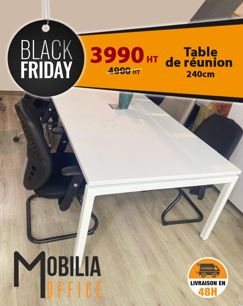 TABLE RÉUNION DERRY BLANC