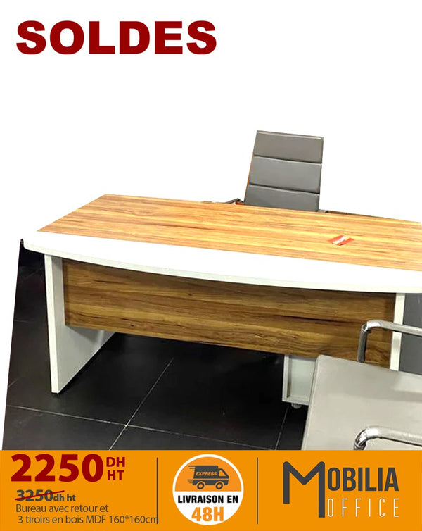 Bureau 160cm