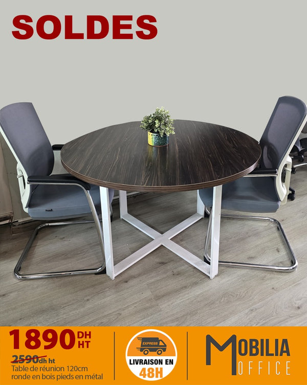 Table de réunion 120cm